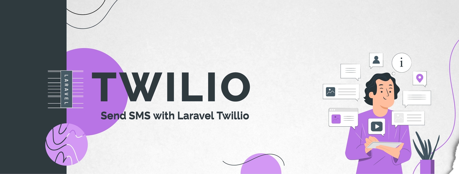 Send or Receive SMS with Laravel Twillio API Integration cover image